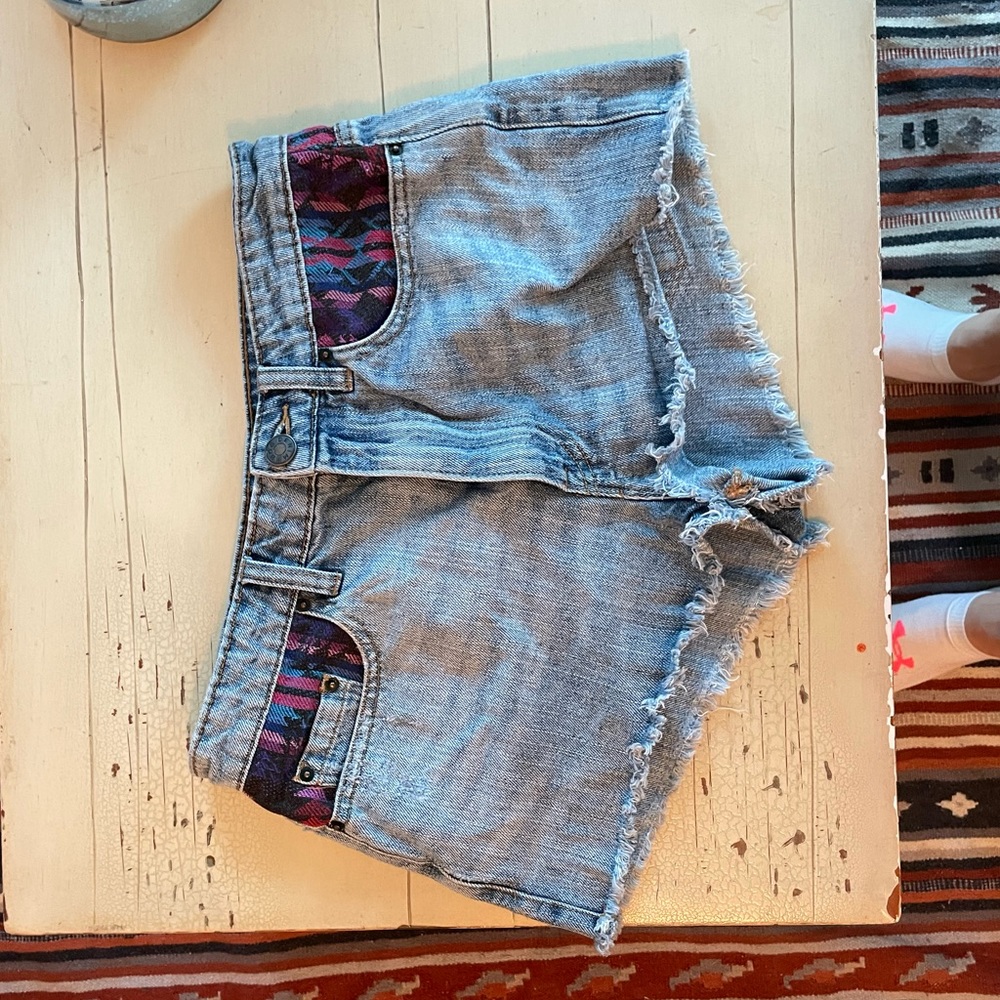 BDG urban outfitter high waisted cheeky jean shorts
